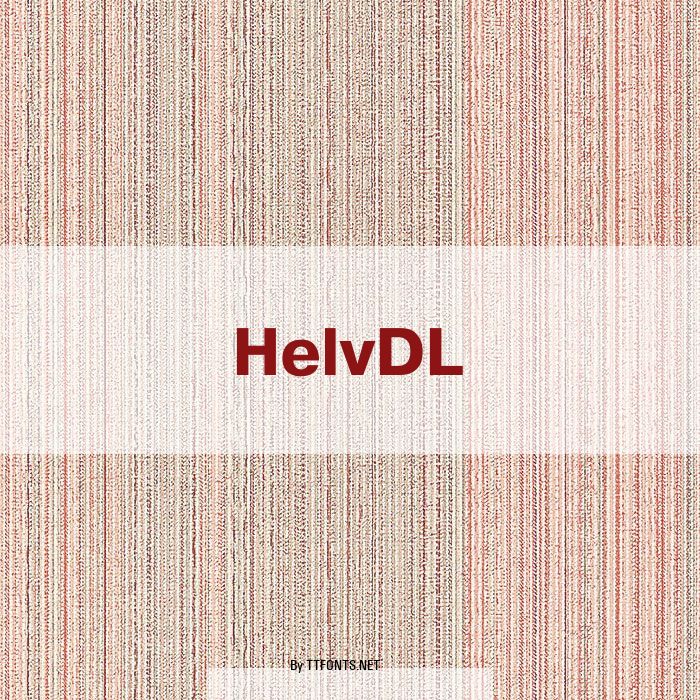 HelvDL example