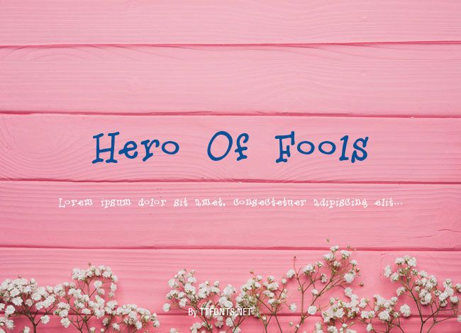 Hero Of Fools example