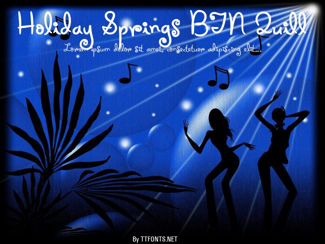 Holiday Springs BTN Quill example