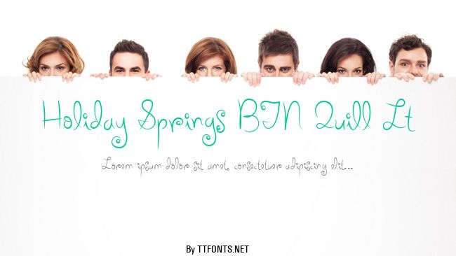 Holiday Springs BTN Quill Lt example