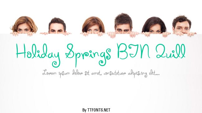 Holiday Springs BTN Quill example
