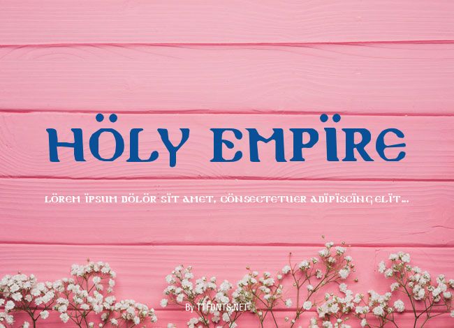 Holy Empire example