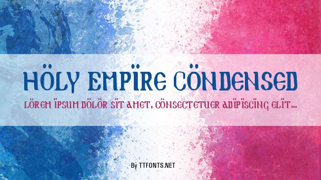 Holy Empire Condensed example