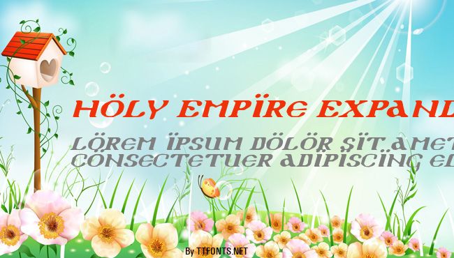 Holy Empire Expanded Italic example