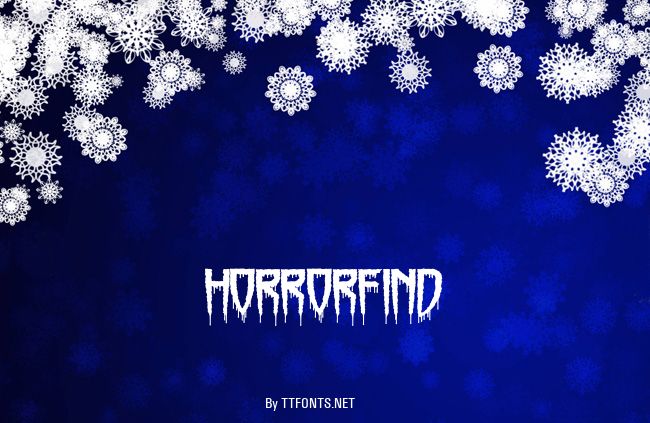 Horrorfind example