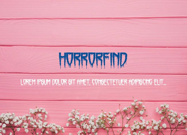 Horrorfind example