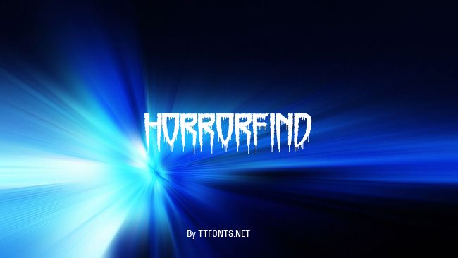 Horrorfind example