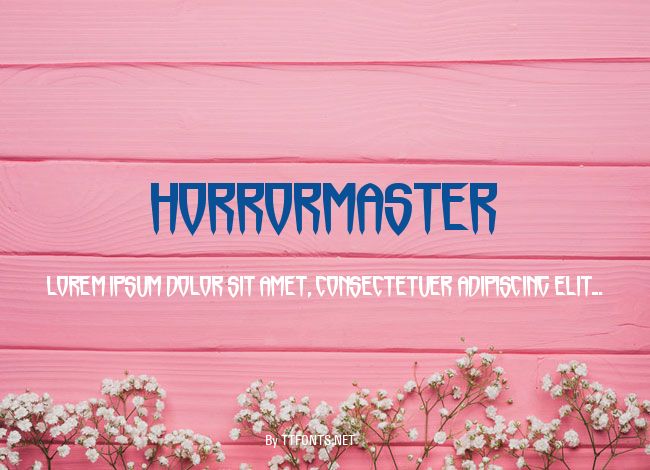 Horrormaster example