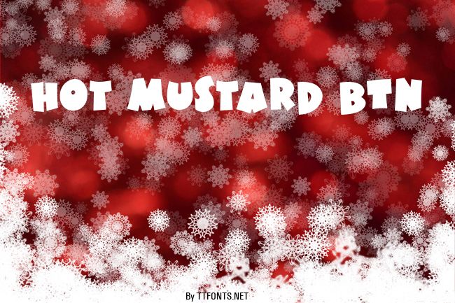 Hot Mustard BTN example