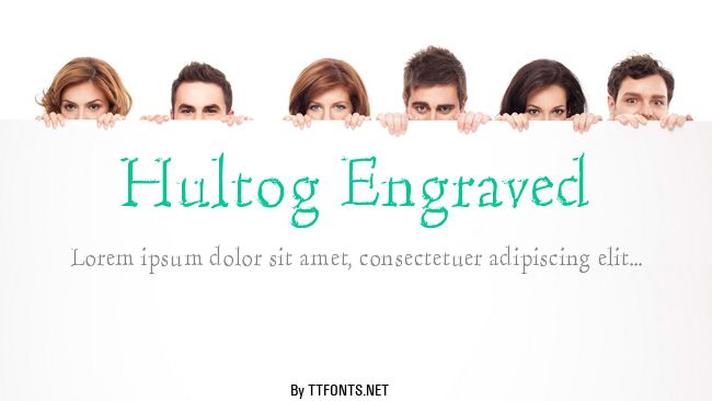 Hultog Engraved example