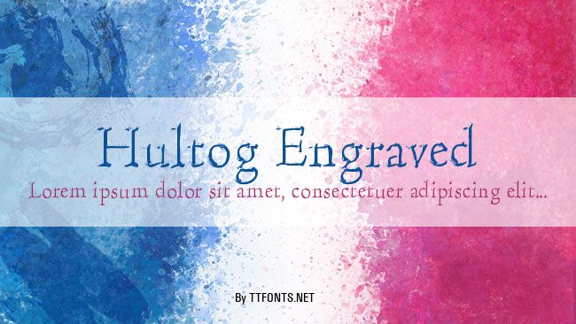 Hultog Engraved example