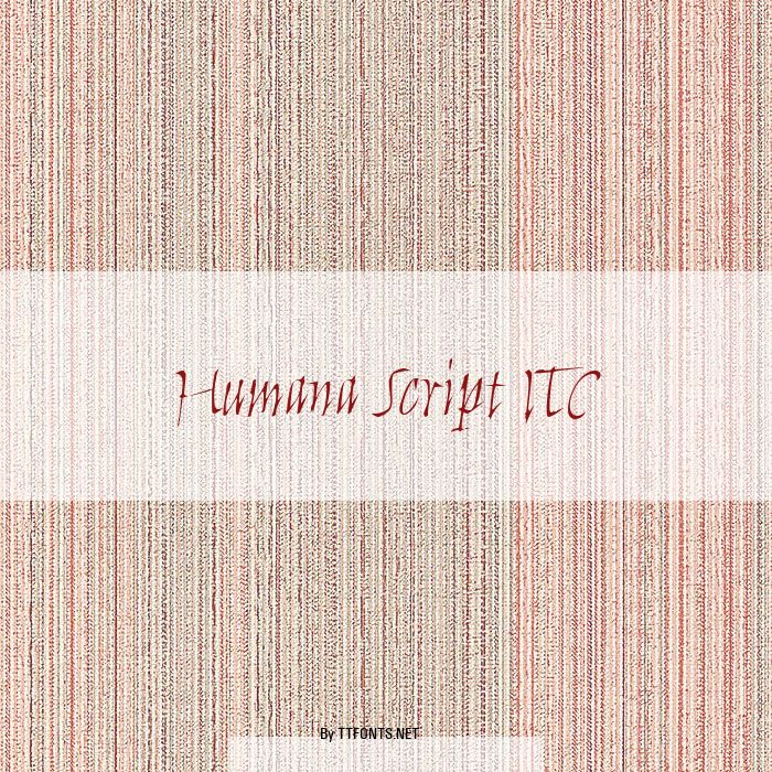 Humana Script ITC example