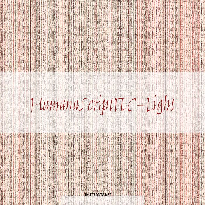 HumanaScriptITC-Light example