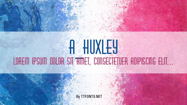 a_Huxley example