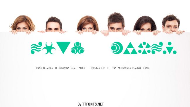 Hylian Symbols example