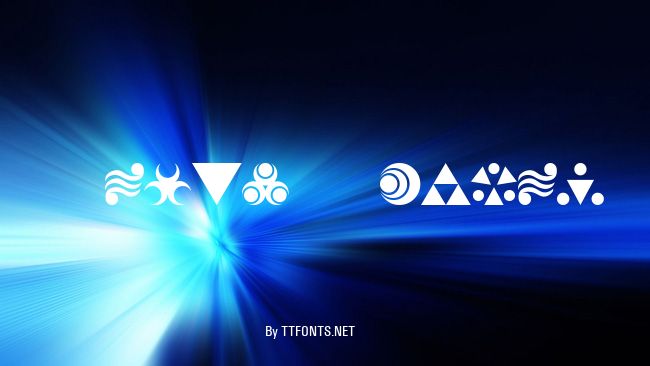 Hylian Symbols example