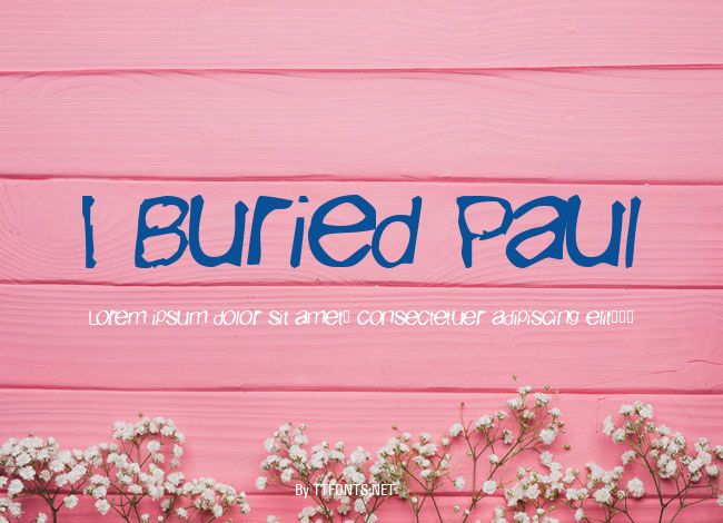 I Buried Paul example