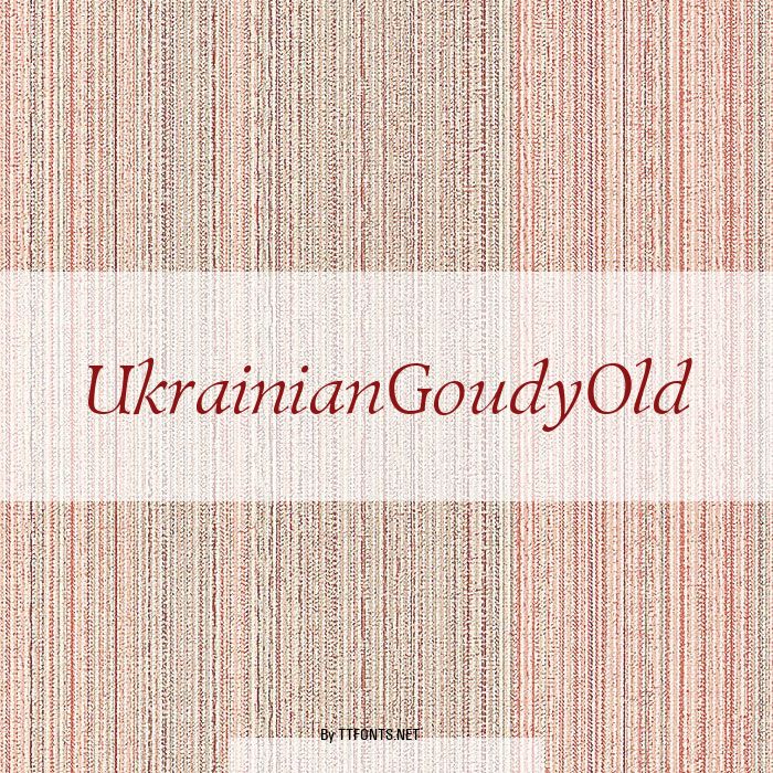 UkrainianGoudyOld example