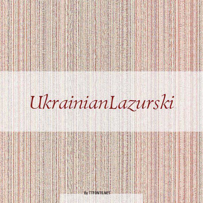 UkrainianLazurski example