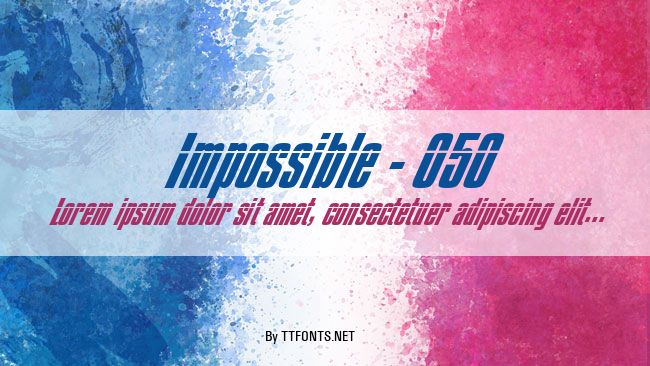 Impossible - 050 example
