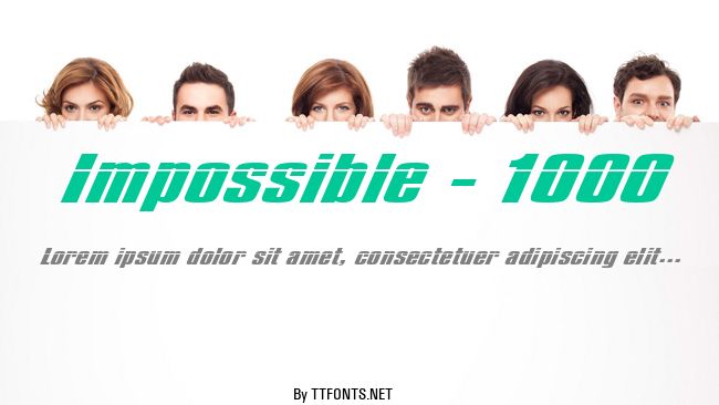 Impossible - 1000 example