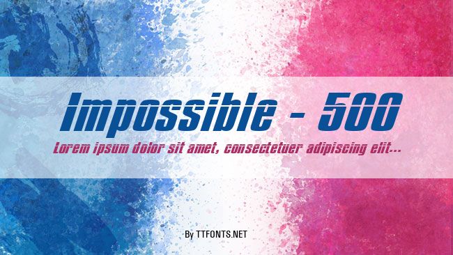Impossible - 500 example