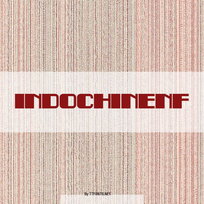 IndochineNF example