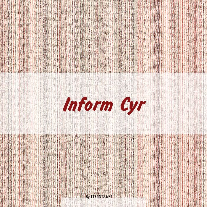 Inform Cyr example