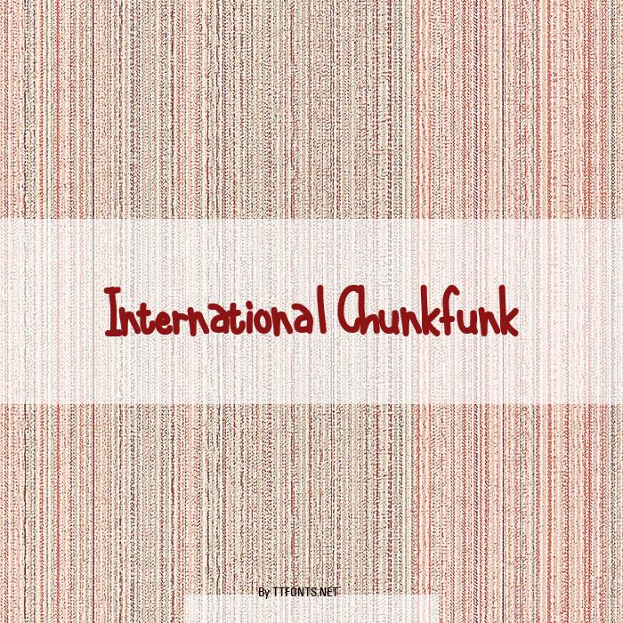 International Chunkfunk example