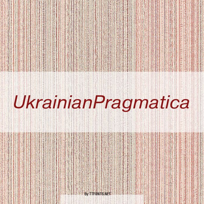 UkrainianPragmatica example