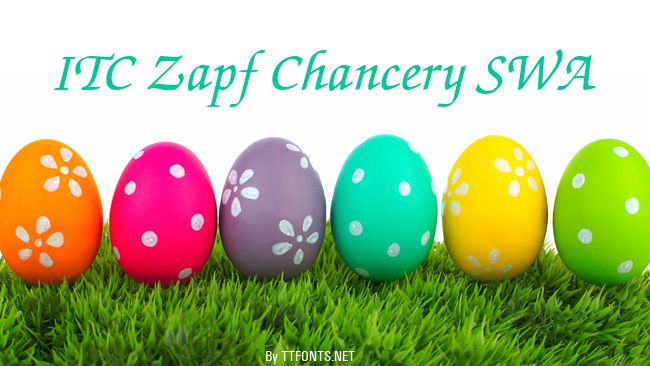 ITC Zapf Chancery SWA example