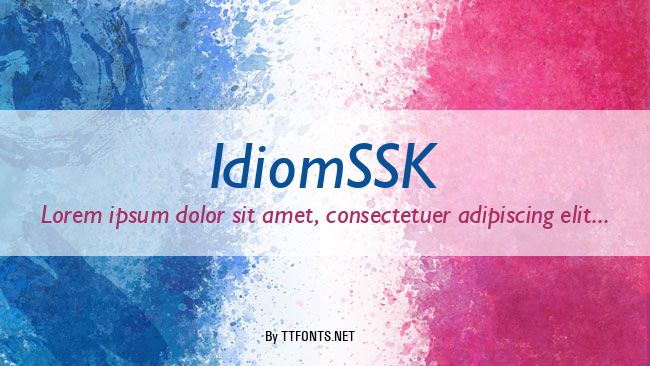 IdiomSSK example