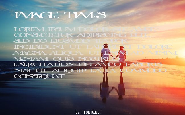 Image Times example