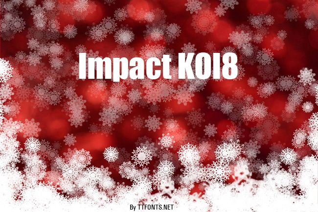 Impact KOI8 example