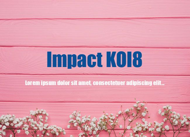 Impact KOI8 example