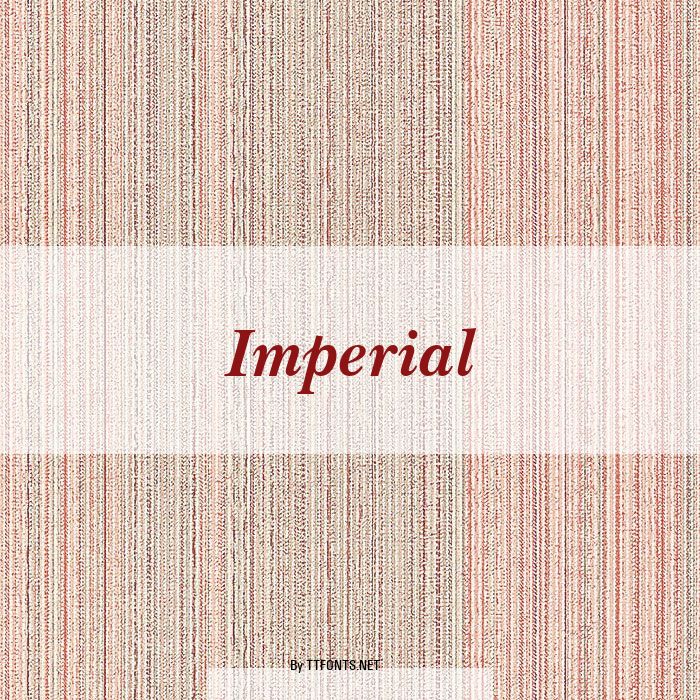 Imperial example