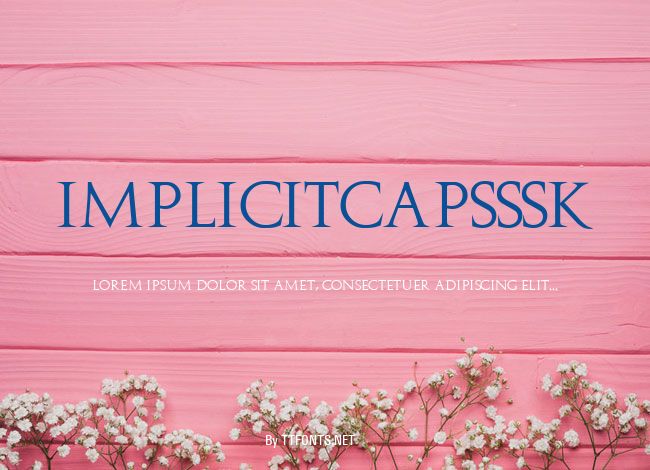 ImplicitCapsSSK example