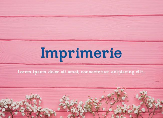 Imprimerie example