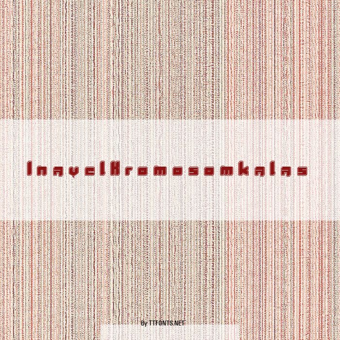 InavelKromosomkalas example
