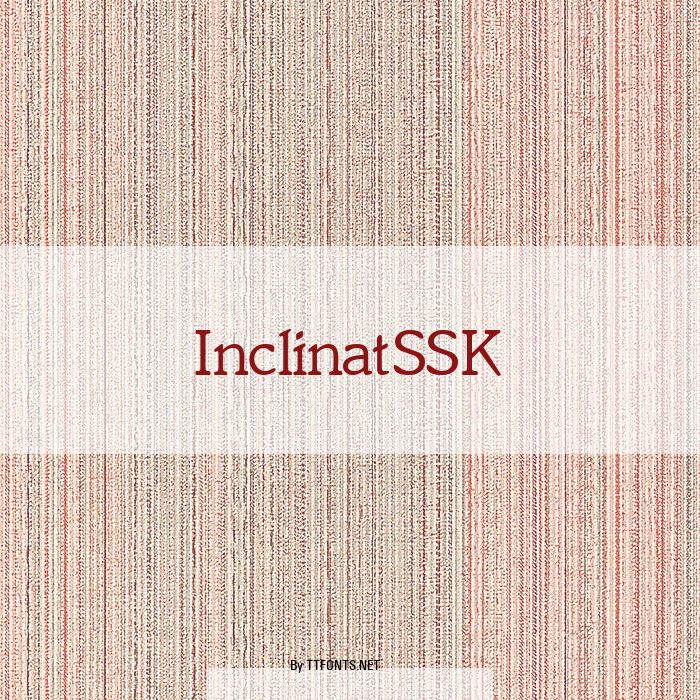 InclinatSSK example