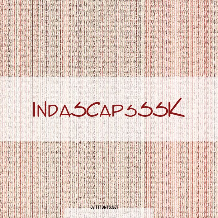 IndaSCapsSSK example