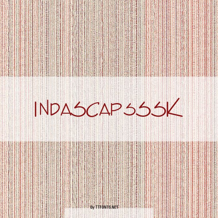 IndaSCapsSSK example