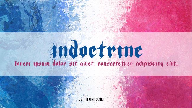 Indoctrine example