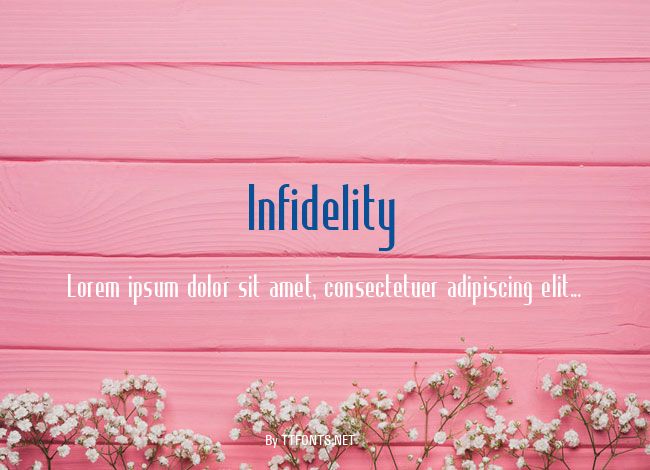 Infidelity example