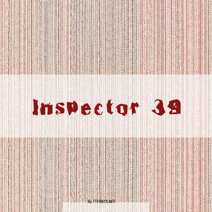 Inspector 39 example