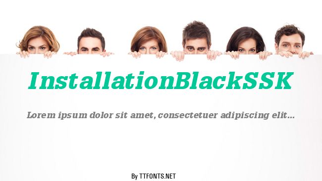 InstallationBlackSSK example