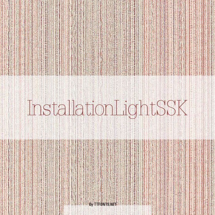 InstallationLightSSK example