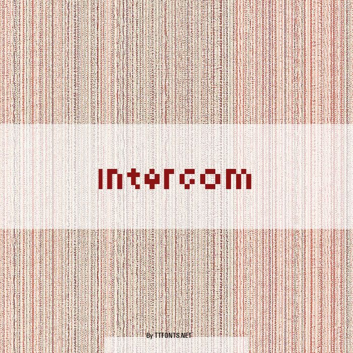 Intercom example