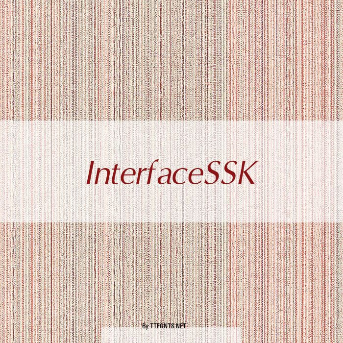 InterfaceSSK example