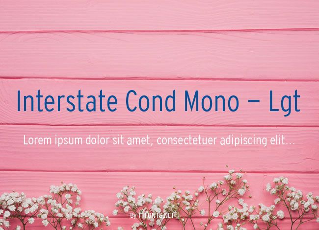 Interstate Cond Mono - Lgt example